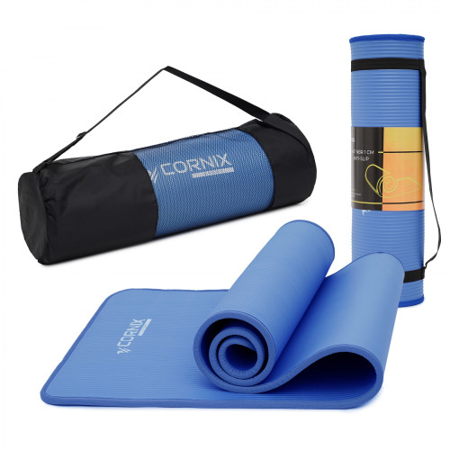 Купити Килимок для фітнесу  Cornix XR-0096 NBR Blue/Blue у Києві - фото №1